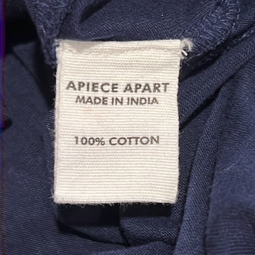 NWT APIECE APART MARAMAR ONE SHOULDER TEE DRESS NAVY Small - Picture 14 of 15